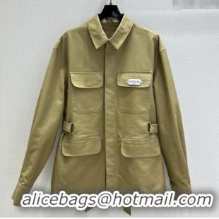 Famous Brand Dior Cotton Jacket DR091906 Yellow 2025