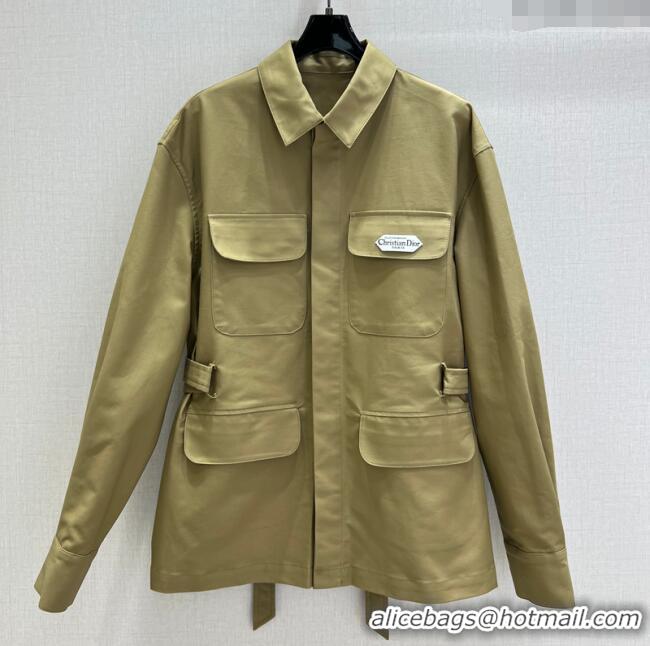 Famous Brand Dior Cotton Jacket DR091906 Yellow 2025