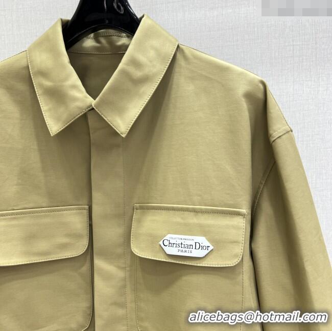 Famous Brand Dior Cotton Jacket DR091906 Yellow 2025