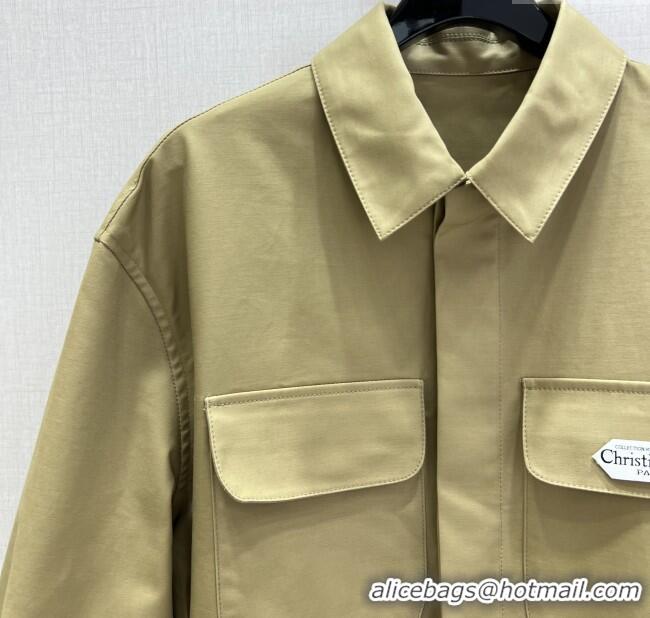 Famous Brand Dior Cotton Jacket DR091906 Yellow 2025