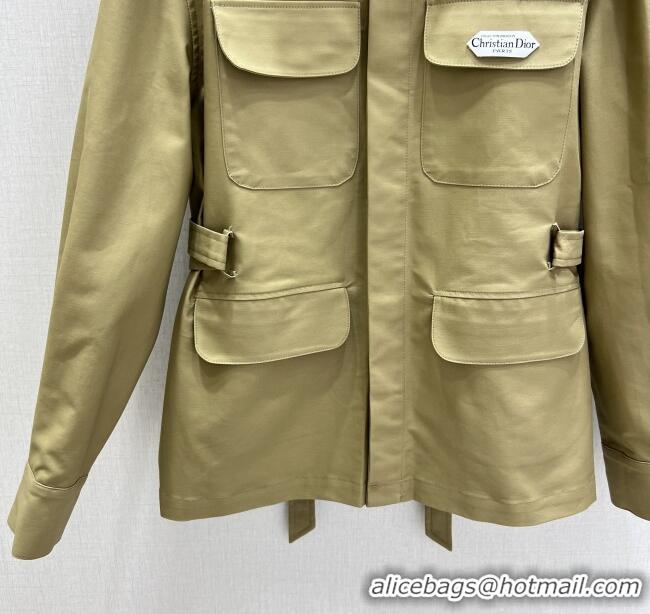 Famous Brand Dior Cotton Jacket DR091906 Yellow 2025