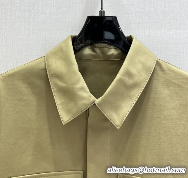 Famous Brand Dior Cotton Jacket DR091906 Yellow 2025