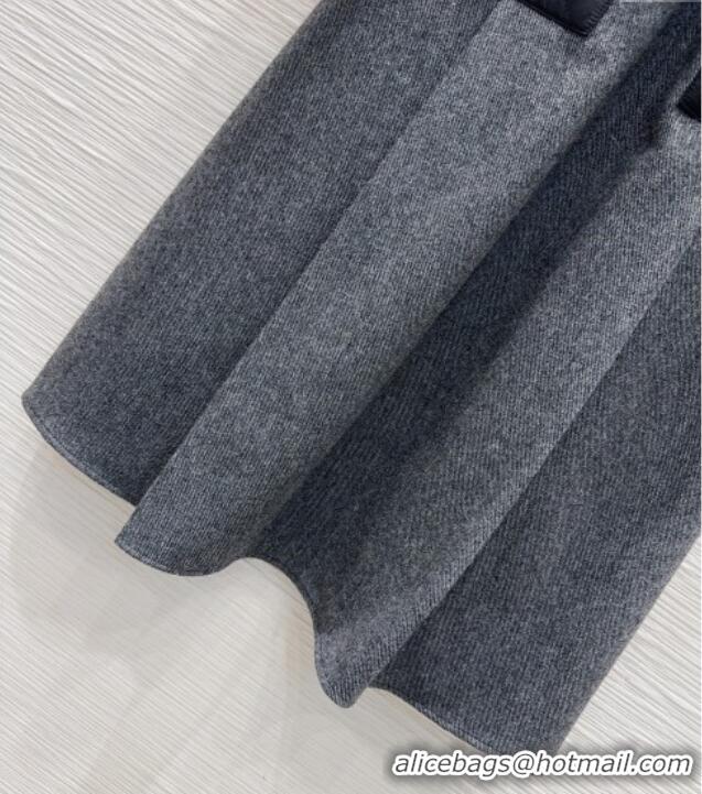 Buy Inexpensive Dior Wool Blend Coat with Pockets DR091916 Grey 2025