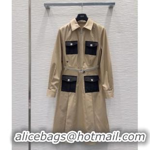 Cheap Price Dior Coat with Pockets DR091916 Beige 2025