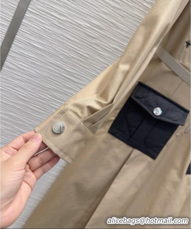 Cheap Price Dior Coat with Pockets DR091916 Beige 2025