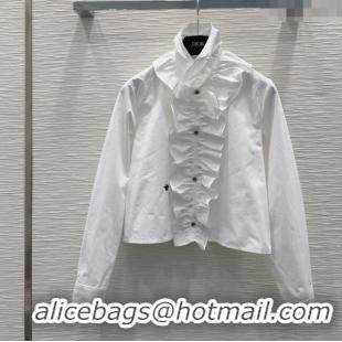 Good Looking Dior Cotton Shirt DR091946 White 2025