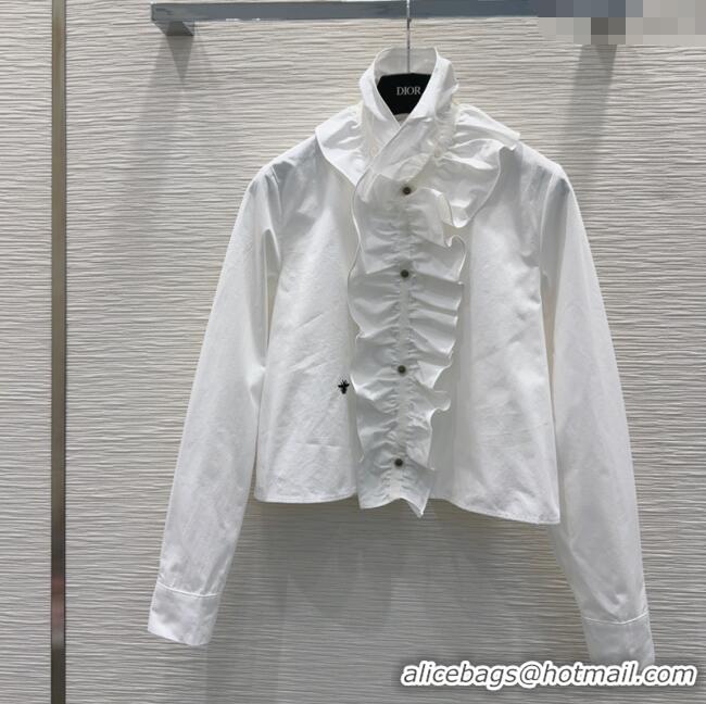Good Looking Dior Cotton Shirt DR091946 White 2025