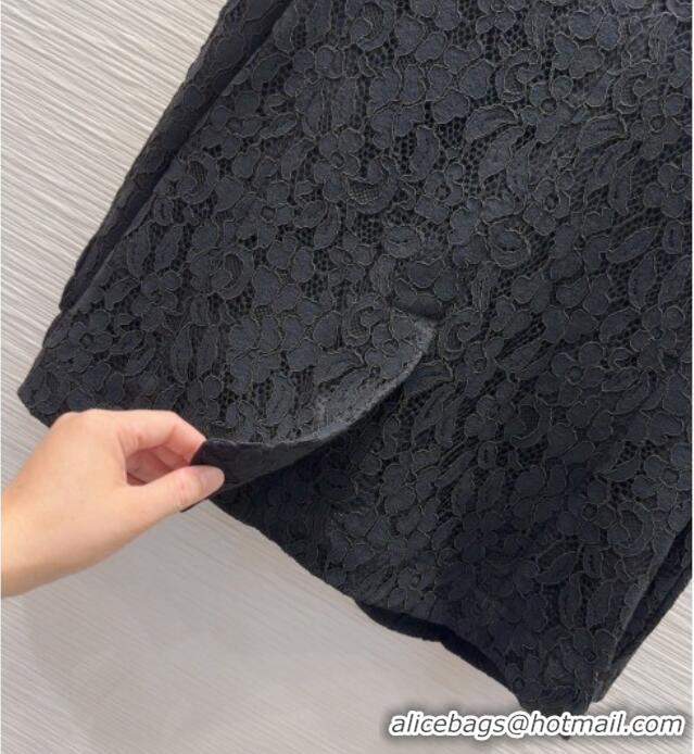 Famous Brand Dior Lace Jacket DR091949 Black 2025