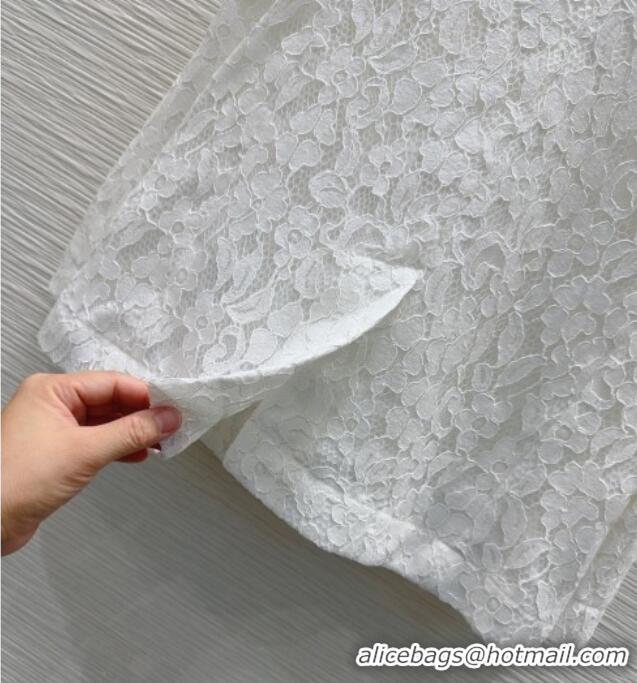 Good Quality Dior Lace Jacket DR091949 White 2025