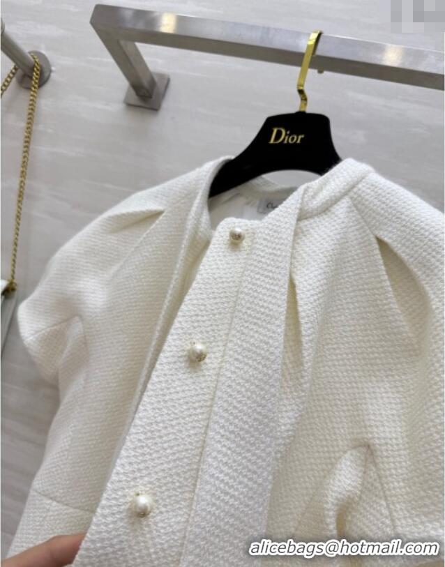 Best Price Dior Bow Top DR091975 White 2025