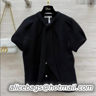 Good Looking Dior Bow Top DR091975 Black 2025