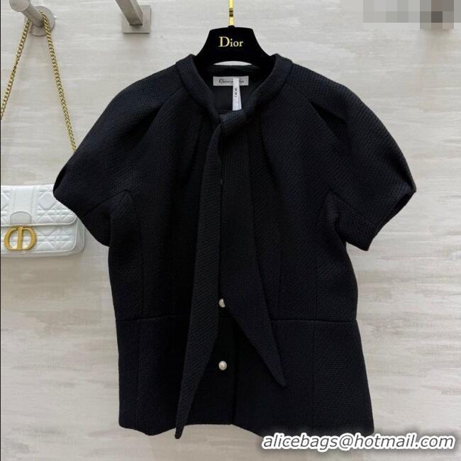 Good Looking Dior Bow Top DR091975 Black 2025