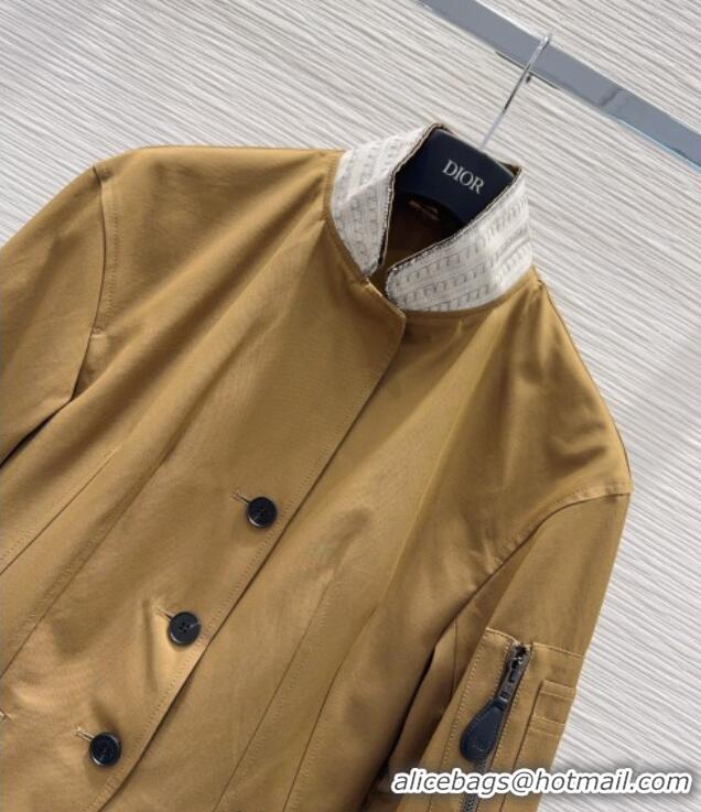 Luxury Cheap Dior Jacket DR101404 Khaki 2025