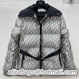 Promotional Dior Oblique Padded Jacket 1014 Grey 2025