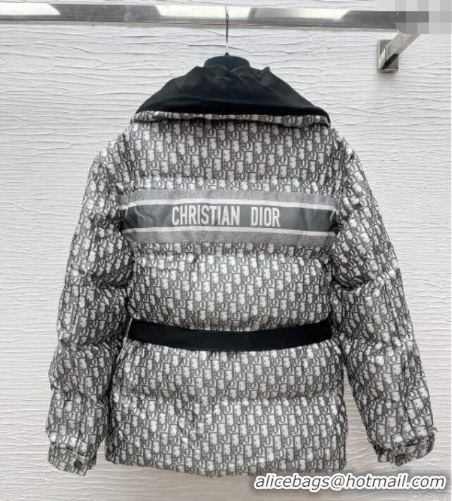 Promotional Dior Oblique Padded Jacket 1014 Grey 2025