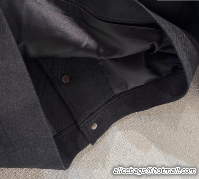 Best Price Dior Jacket with Plaid Trim 1015 Black 2025