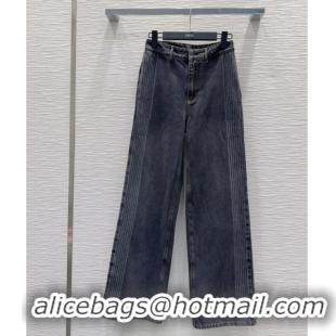 Pretty Style Dior Cotton Denim Jeans DR101502 Black 2025