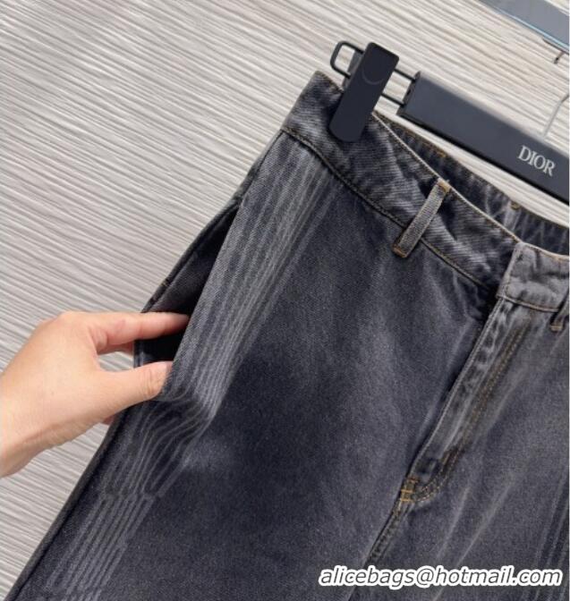Pretty Style Dior Cotton Denim Jeans DR101502 Black 2025