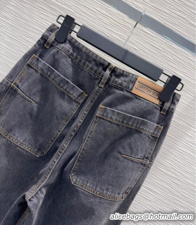 Pretty Style Dior Cotton Denim Jeans DR101502 Black 2025