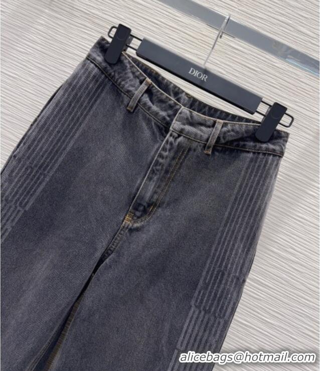 Pretty Style Dior Cotton Denim Jeans DR101502 Black 2025