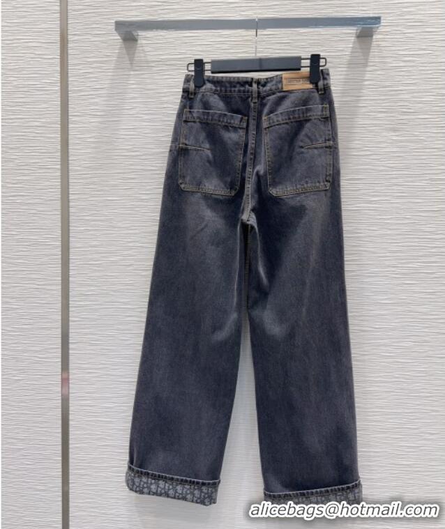 Pretty Style Dior Cotton Denim Jeans DR101502 Black 2025