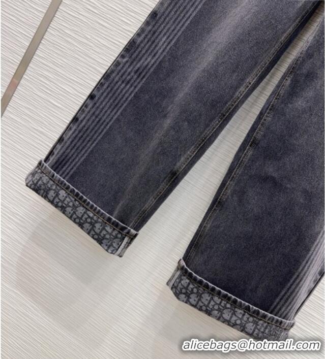 Pretty Style Dior Cotton Denim Jeans DR101502 Black 2025
