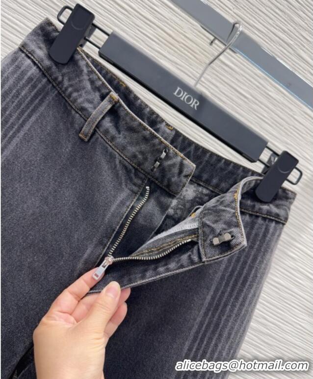 Pretty Style Dior Cotton Denim Jeans DR101502 Black 2025