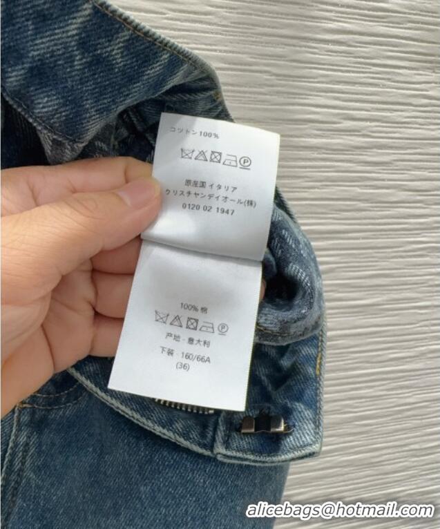 Big Discount Dior Cotton Denim Jeans DR101502 Blue 2025