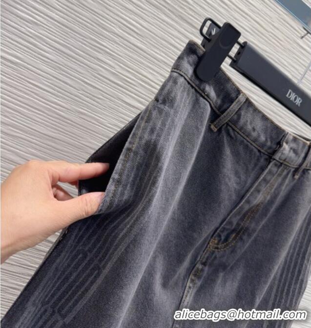 Reasonable Price Dior Cotton Denim Skirt DR101502 Black 2025