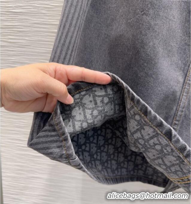 Reasonable Price Dior Cotton Denim Skirt DR101502 Black 2025