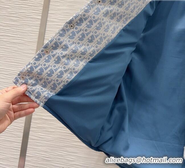 Fashion Discount Dior Oblique Down Vest DR101503 Blue 2025