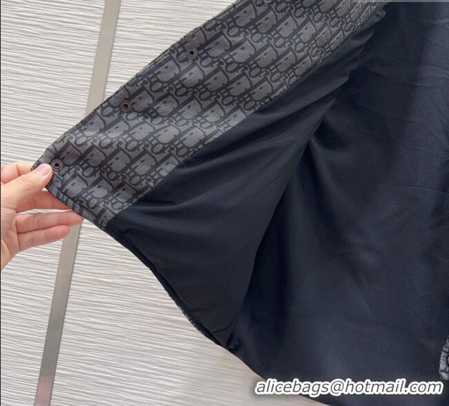 Best Price Dior Oblique Down Vest DR101503 Black 2025