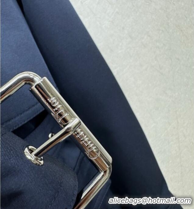 Top Grade Dior Short Coat DR101504 Blue 2025