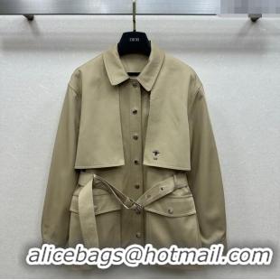 Buy Discount Dior Short Coat DR101504 Beige 2025