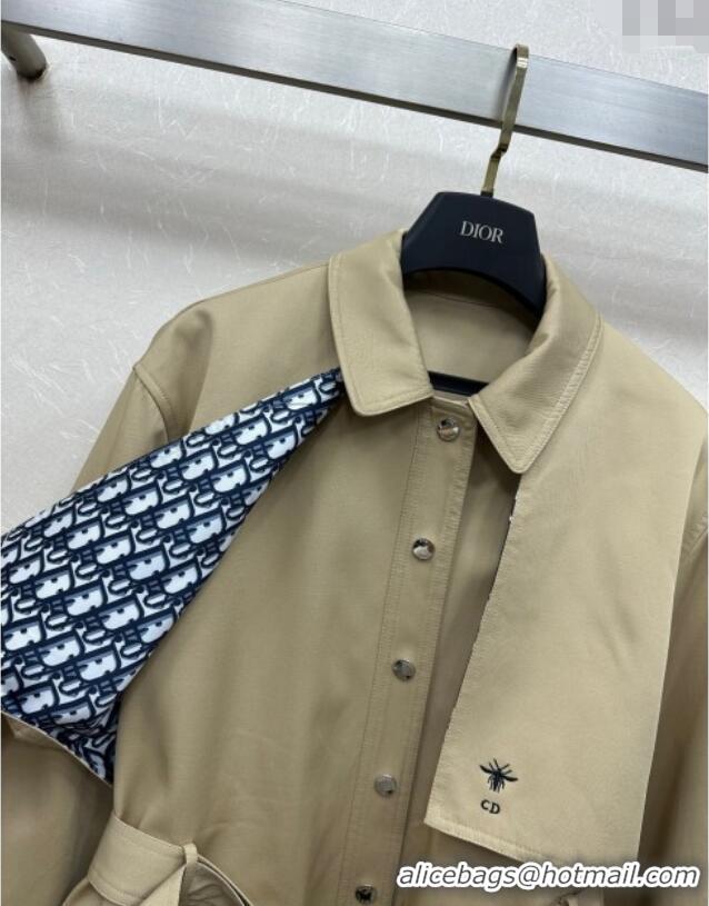 Buy Discount Dior Short Coat DR101504 Beige 2025