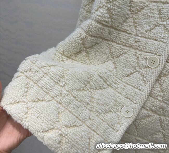 Top Grade Dior Wool Blend Oblique Cardigan DR101506 White 2025