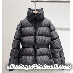 Fashion Discount Dior Oblique Down Jacket 1015 Black 2025