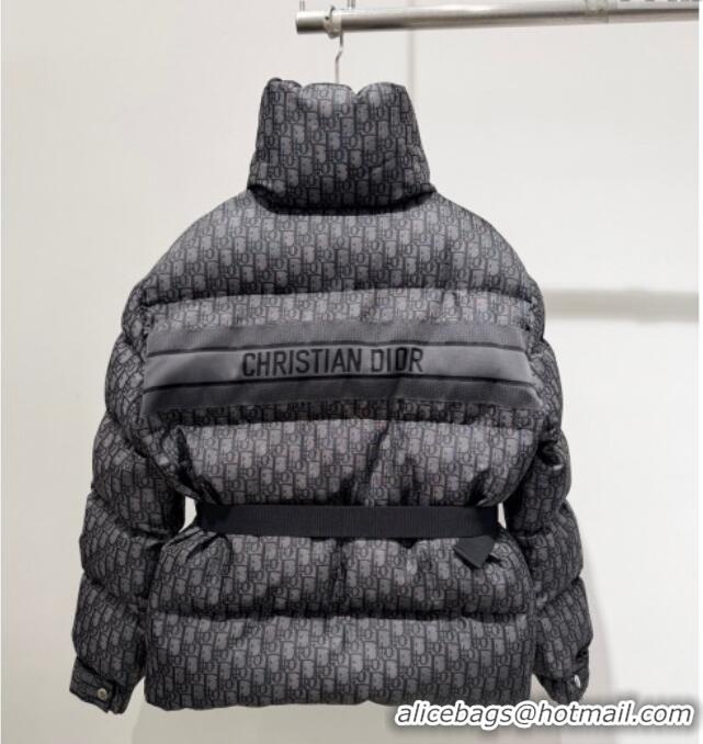 Fashion Discount Dior Oblique Down Jacket 1015 Black 2025