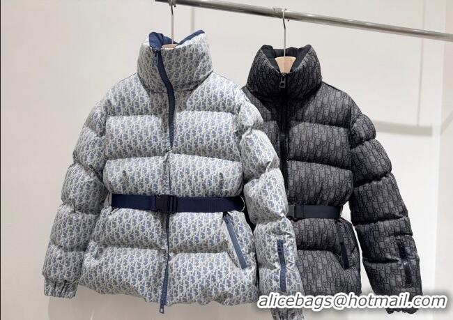 Fashion Discount Dior Oblique Down Jacket 1015 Black 2025