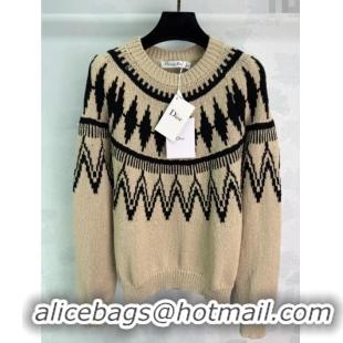 Well Crafted Dior Wool Cashmere Crochet Sweater 1015 Beige 2025