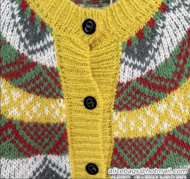 Promotional Dior Wool Blend Cardigan DR101508 Yellow 2025