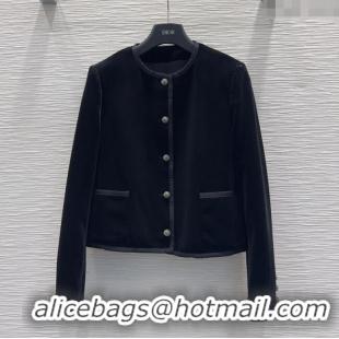 Affordable Price Dior Velvet Jacket DR110608 Black 2025