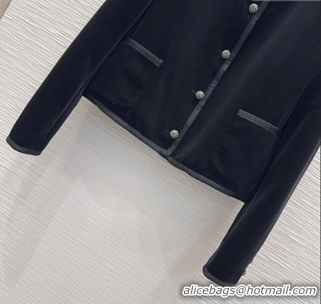 Affordable Price Dior Velvet Jacket DR110608 Black 2025