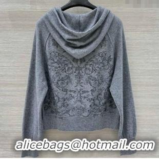 Buy Cheapest Dior Wool Cashmere Cardigan DR110616 Grey 2025