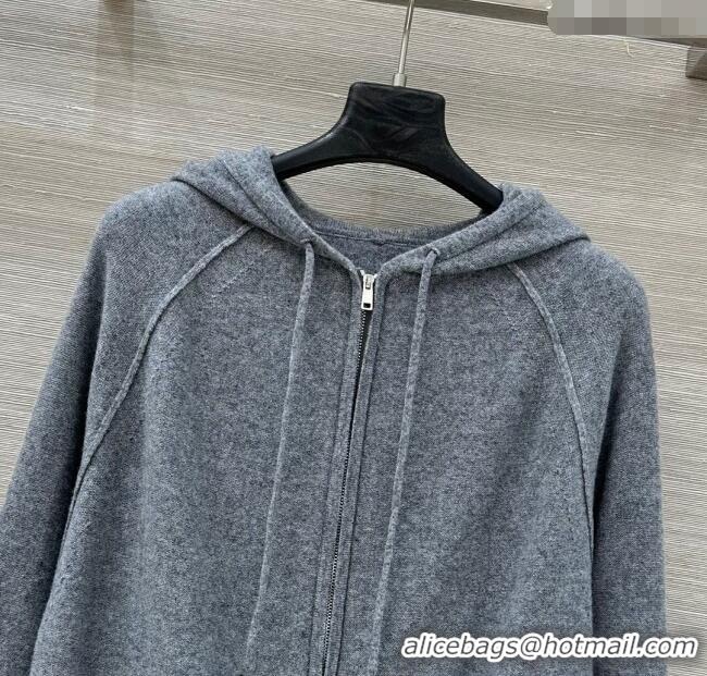 Buy Cheapest Dior Wool Cashmere Cardigan DR110616 Grey 2025