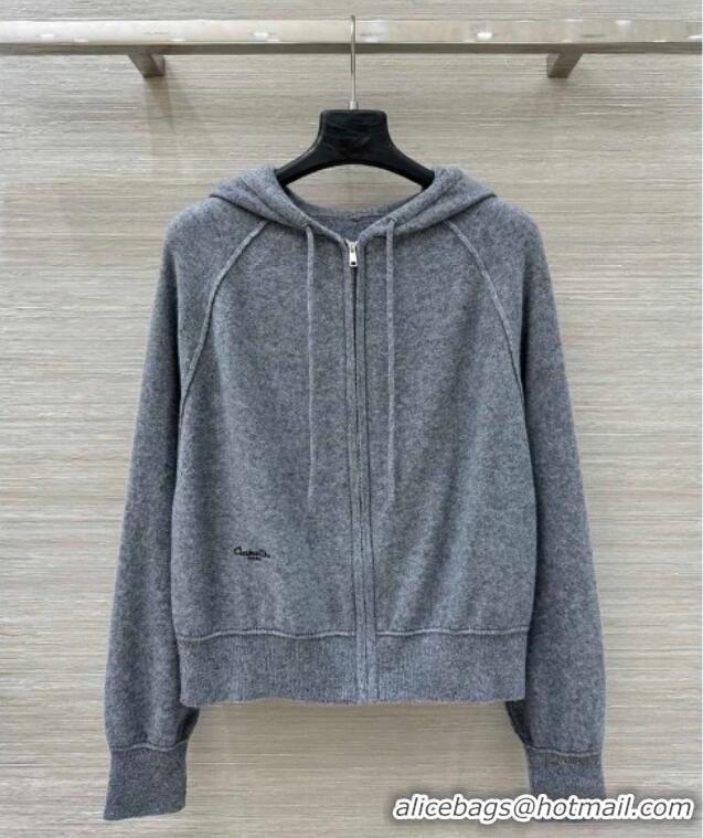 Buy Cheapest Dior Wool Cashmere Cardigan DR110616 Grey 2025