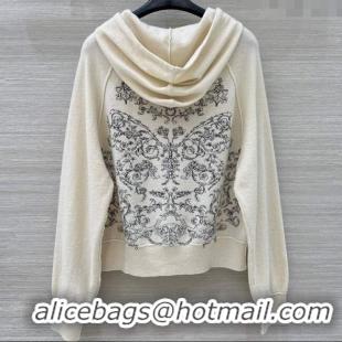 Luxury Discount Dior Wool Cashmere Cardigan DR110616 White 2025
