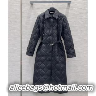 Reasonable Price Dior Quilted Padded Coat DR110636 Black 2025