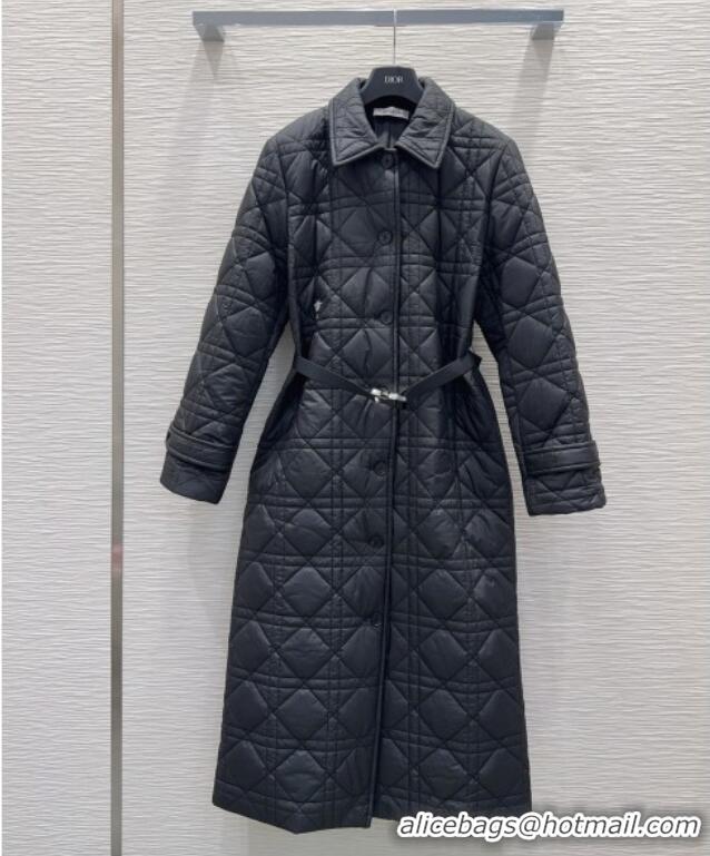 Reasonable Price Dior Quilted Padded Coat DR110636 Black 2025