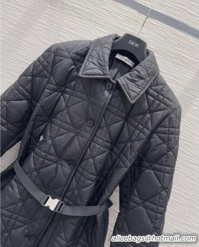 Reasonable Price Dior Quilted Padded Coat DR110636 Black 2025